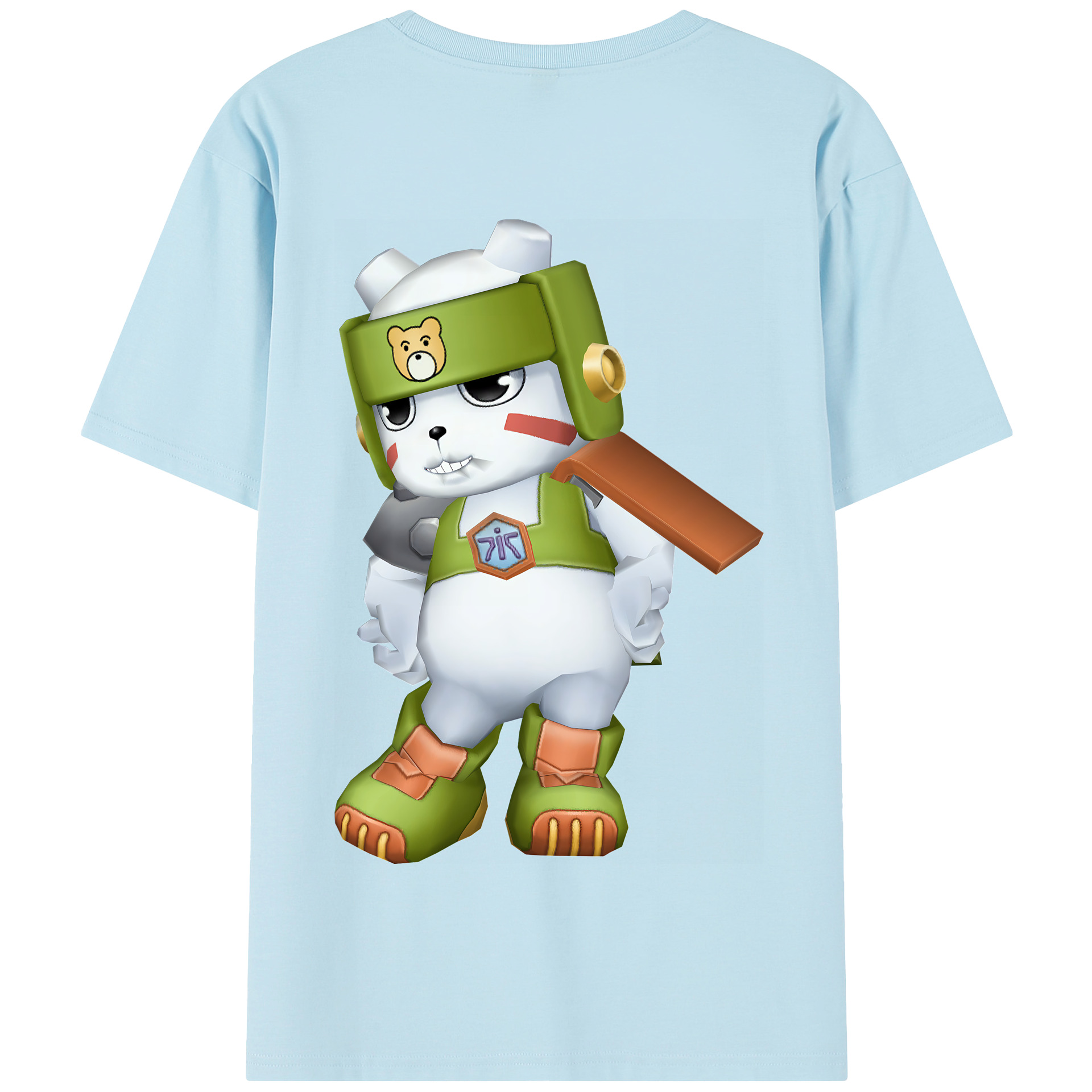 （画像用） Digimon デジタルモンスター/デジモン 綿100％半袖Tシャツ（背面プリント）